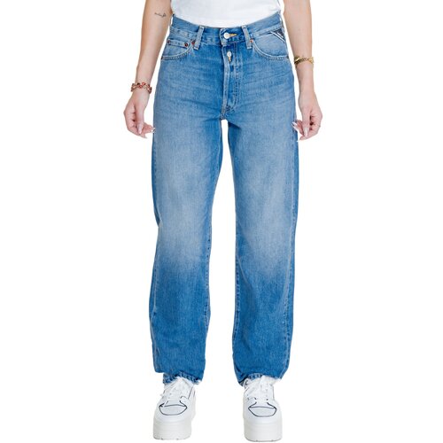 Replay Jeans straight 12 OZ W9Z1 .000.800 764 Modra Slike