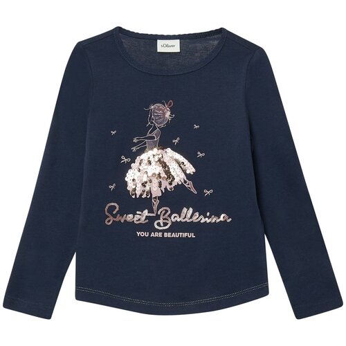 s.Oliver majica DR 2173262 D modra 116 Cene