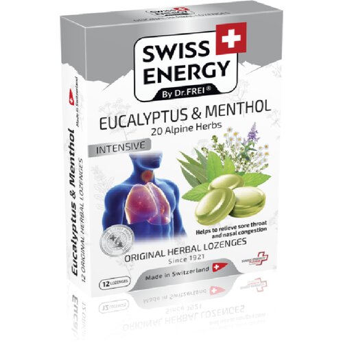  INTENSIVE ZELI&amp;Scaron;ČNE PASTILE - 20 zeli&amp;scaron;č, evkalipt in mentol Slike