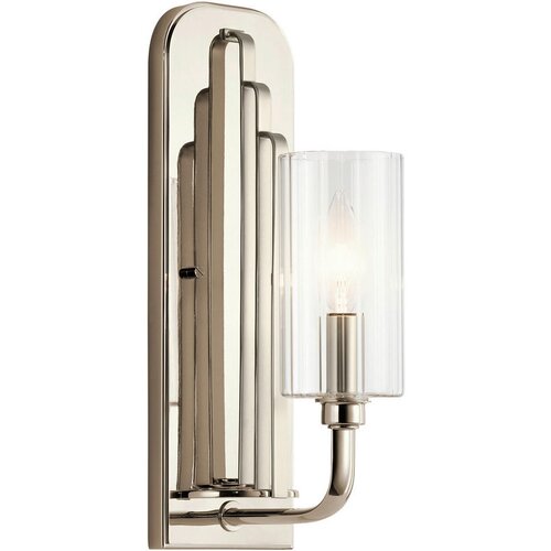 Elstead Lighting Quintiesse QN-KIMROSE1-PN - Zidna svetiljka KIMROSE 1xE14/40W/230V sjajni hrom Cene