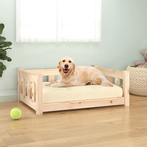vidaXL Krevet za pse 75 5 x 55 5 x 28 cm od masivne borovine Cijene