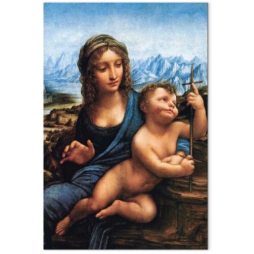  XXL slika - Leonardo da Vinci &ndash; Madonna of the Yarnwinder 87x130 Cijene