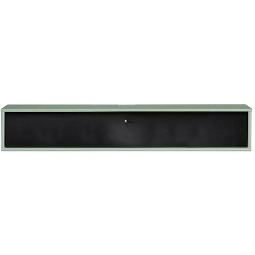 Hammel Furniture Svetlo zelena/črna TV omarica 133x22 cm Mistral –