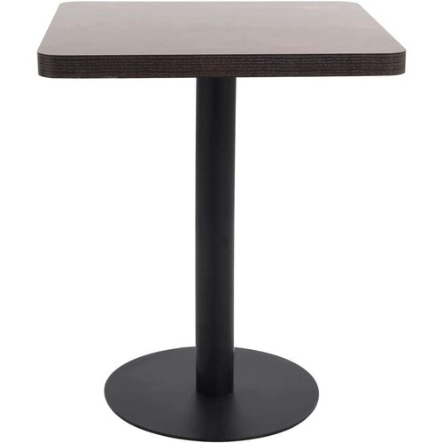VidaXL Bistro stol tamnosmeđi 60 x 60 cm MDF Slike