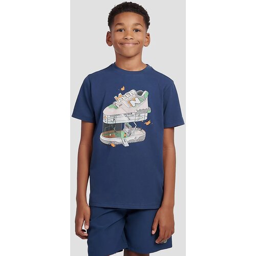 New Balance Fitness Centre Illustrated Graphic Kids T-shirt nb navy Cene