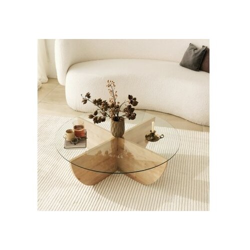 Hanah home Lily Sto za dnevnu sobu, Smeđi Slike