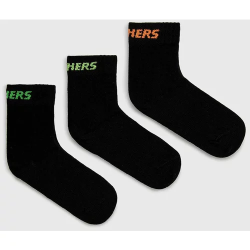 Skechers Dječje čarape boja: crna