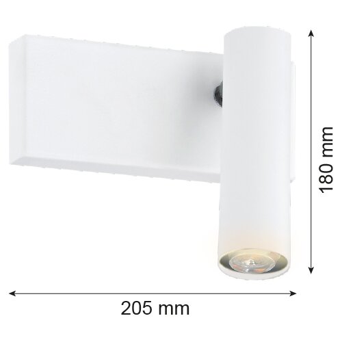  Argon 8064 - Zidna reflektorska svetiljka ETNA 1xG9/6W/230V bela Slike