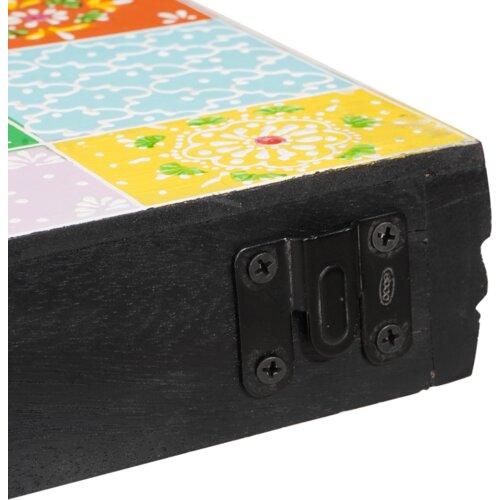  Policu za zid 2 komada 100x20x6 cm od čvrstog drva manga Slike