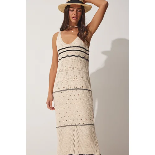 Happiness İstanbul Dress - Beige - Shift