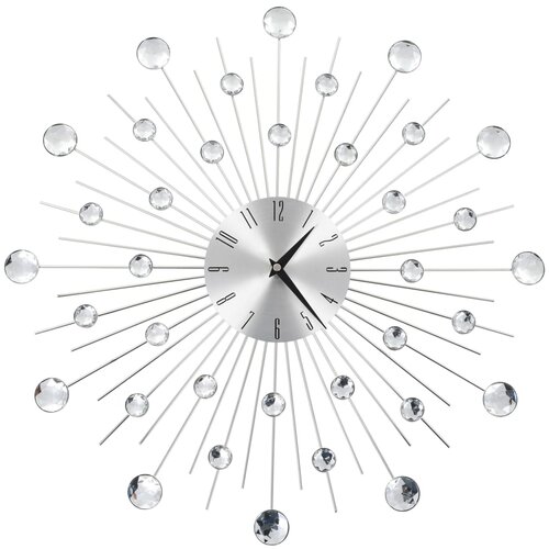 vidaXL Stenska ura s Quartz gibanjem moderen dizajn 50 cm, (20823717) Cene