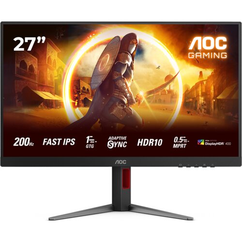 AOC Gaming Monitor 27G4HA 27" 200Hz Fast IPS, 1920&times;1080 FHD, 0.5ms MPRT / 1ms GtG, 1000:1,... Cijene