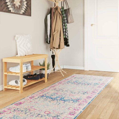 VidaXL Pralna preproga 80x300 cm večbarvna protizdrsna Slike