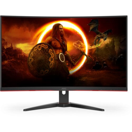 AOC C32G2ZE BK 31.5" VA,zakrivljen 1920x1080 240Hz 0.5ms MPRT HDMIx2,DP freesync VESA crna Cene