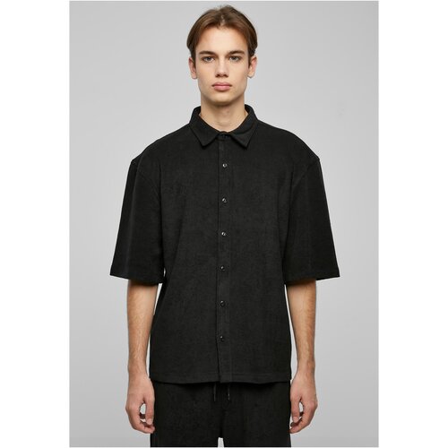 UC Men Boxy towel shirt black Slike