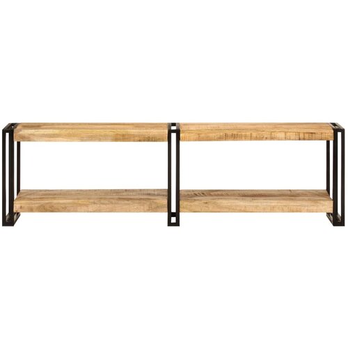 Maison Chic TV omarica - TV stojalo - Televizijska omarica 140x30x40 cm trden mangov les, (21698621) Cene