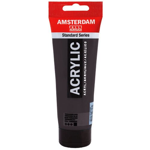  Akrilna boja Amsterdam Standart Series 120 ml | 702 Lamp Black Cene