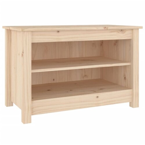 Maison Chic Klop za čevlje - Sedež za čevlje 70x38x45,5 cm trdna borovina, (21777328) Slike