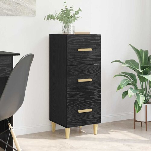 vidaXL Kreveta Crni hrast 34,5 x 34 x 90 cm Konstruirano drvo Cijene