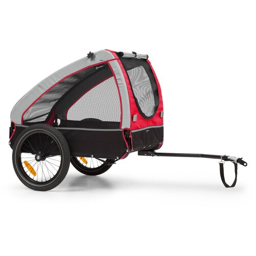 Klarfit Husky, prikolica za kolo za pse, približno 250L, 600D, Oxford Canvas Cene