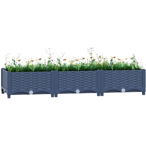  Povišena gredica 120x40x23 cm od polipropilena Cene