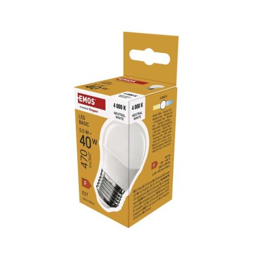  LED žarnica Basic Mini Globe / E27 / 5,5 W (40 W) / 470 lm / Toplo bel Slike