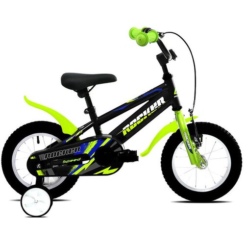  Bicikl 12" Rocker dječji, crno zeleni Cene