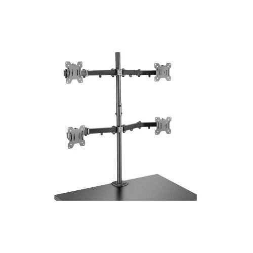 Lindy 4-struki stolni nosač za monitor 43,2 cm (17&amp;#039;&amp;#039;) - 71,1 cm (28&amp;#039;&amp;#039;) nagibni i okretni Slike