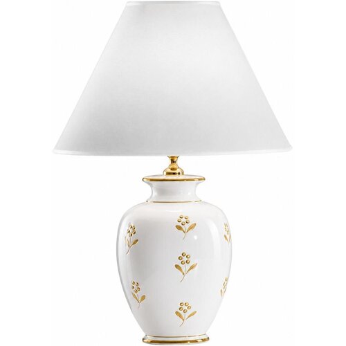  Kolarz 731.70W.160 - Stona lampa NONNA 1xE27/100W/230V cvetni dezen bela/zlatna Slike