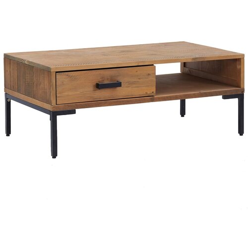 Maison Chic Klubska mizica - kavna mizica - Nizka mizica 90x50x35 cm trdna borovina, (21753792) Cene