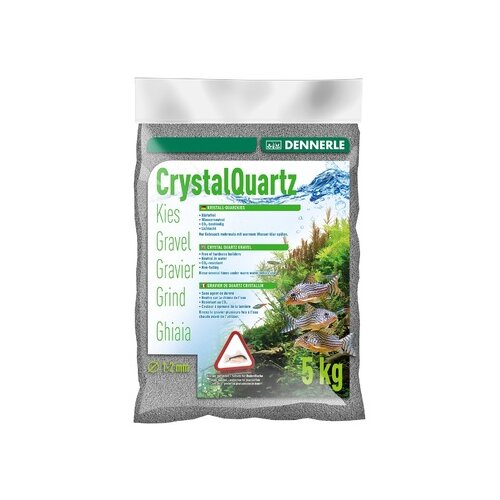 Dennerle crystal Quartz Gravel Kamen Šljunak za akvarijum, 5kg, Crni Cene