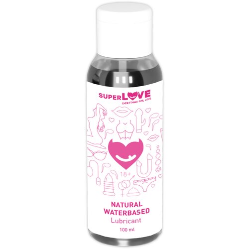 SuperLove Natural Waterbased Lubricant 100ml Slike
