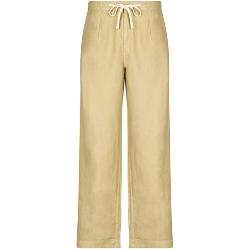 Polo Ralph Lauren Hlače s 5 žepi PANTALON FLUIDE EN LIN Bež Slike