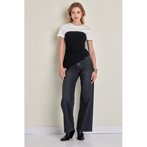Legendww zenske wide leg farmerke visokog struka - model 241 Cene