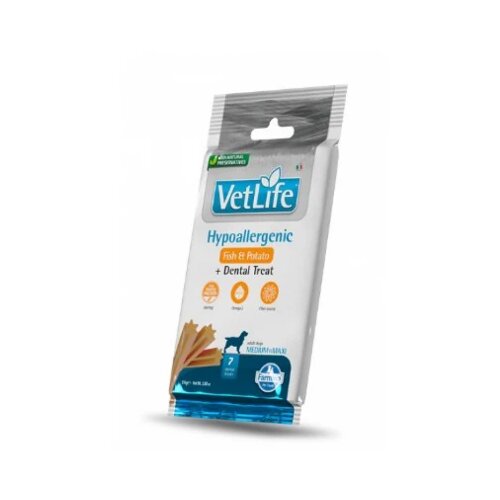 Vet Life poslastica za pse Hypoallergenic, Riba i krompir, 110g Slike