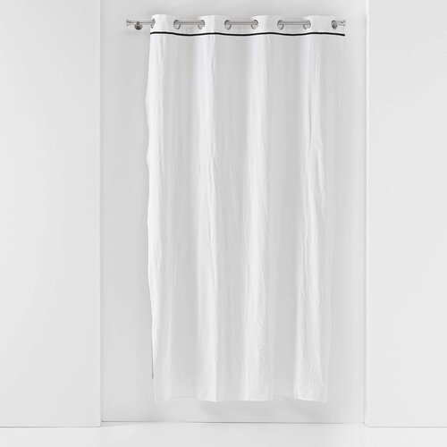 Douceur d intérieur Zavese, žaluzije RIDEAU A OEILLETS 135 x 240 CM COTON LAVE LINETTE BLANC Bela Cene