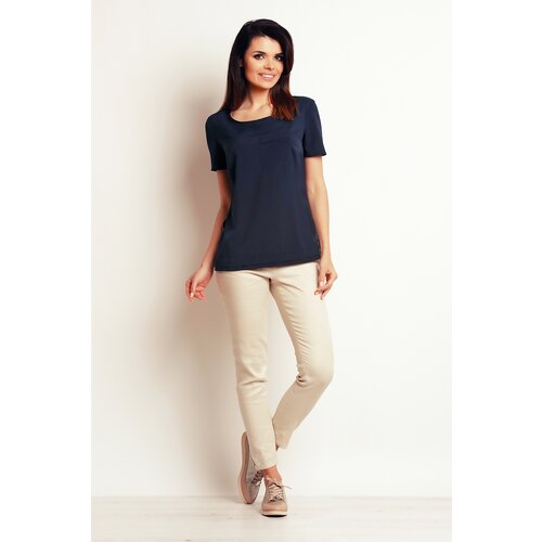 Infinite You Woman&amp;#039;s Blouse M100 Navy Blue Slike