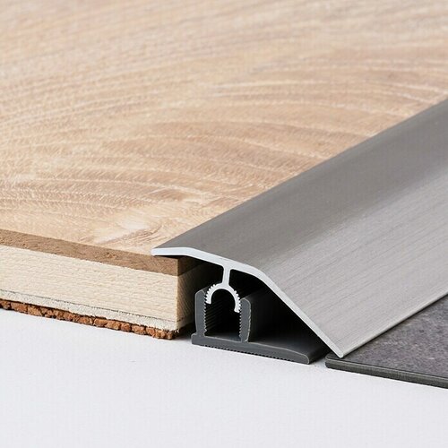 LOGOCLIC Prilagoditveni profil 307 (Aluminij krtačen, 0,9 m x 44 mm, Vrsta montaže: Priklop) Cene