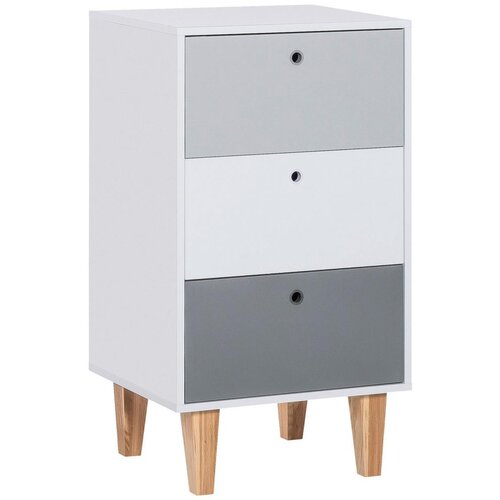 MID.YOU Komoda Concept Siva Grafit Bela 53,5x96 Cm Cene
