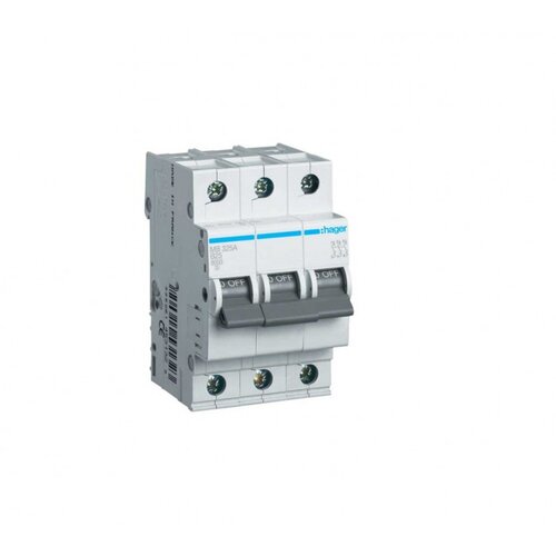 HAGER automatski osigurač 25A-3P B MB325A Cijene