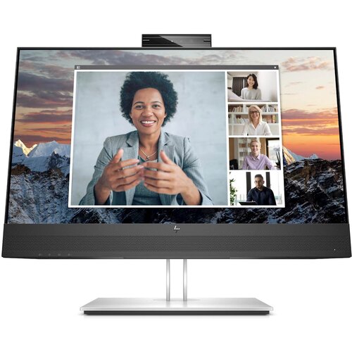 HP Monitor EliteDisplay E24m G4 USB-C Conf (23,8'') FHD IPS 16:9, nastavljiv - - https://www8.hp.com/h20195/v2/GetDocument.aspx?docname=c07718767, https://eprel.ec.europa.eu/fiches/electronicdisplays/Fiche_846610_SL.pdf, https://eprel.ec.europa.eu/labels/electronicdisplays/Label_ - ekran črn, stojalo srebrno - 53,94 x 53,07 x 21,6 cm - 7,39 kg - Spletna kamera 5MP, mikrofon z odpravljanjem šuma - 36 - Avtera - F, 15,9 kWh/1000h, 150 W (največ), 37 W (običajno), 0,5 W (stanje pripravljenosti) Cene