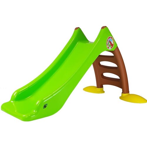 Lean_Toys Vrtni tobogan z lestvijo za otroke 424 zeleno-rjav Cene