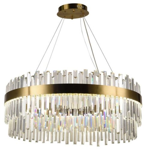  LED prigu&amp;scaron;iva luster na sajli LED/110W/230V 3000-6500K zlatna + daljinski upravljač Slike