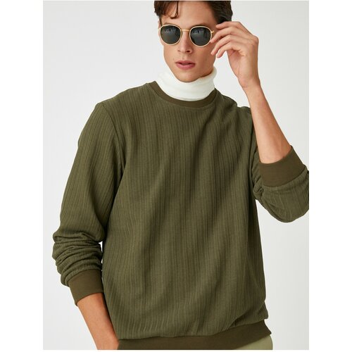 Koton Sweater - Khaki - Regular fit Slike
