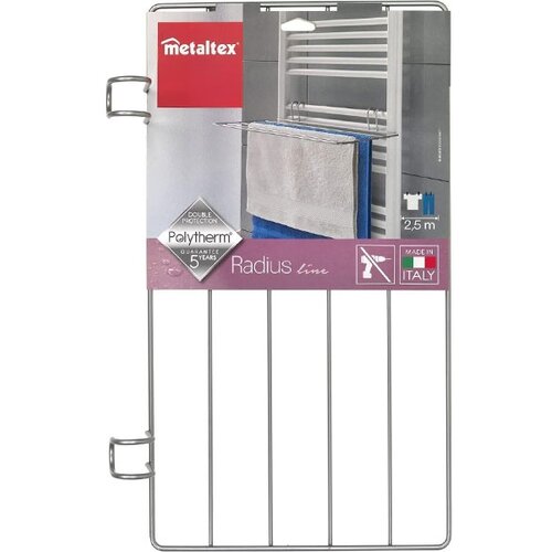 Metaltex Su&amp;scaron;ilica za ve&amp;scaron; Radius metalik srebrna 403803 Slike