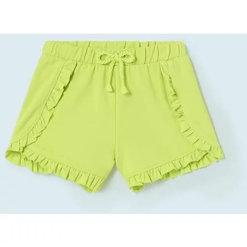 Mayoral Kratke hlače za bebe boja: zelena, glatki materijal