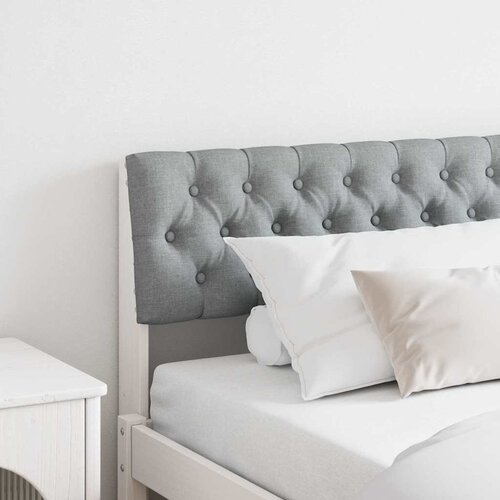 vidaXL Tapecirani uzglavlje Svijetlo siva 180 cm Čvrsto borovo drvo Cijene