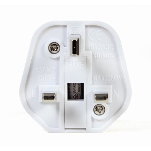 Gembird Travel adapter A-AC-EUFUKM-01 EU na UK, 13A Slike
