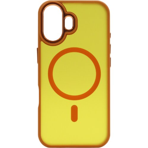 Chameleon Gumiran magnetni ovitek (TPU Magnetic Blur) za Apple iPhone 17, oranžen Cene