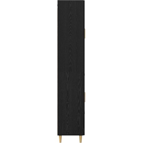  Highboard Crni hrast 69,5 x 34 x 180 cm Konstruirano drvo Slike